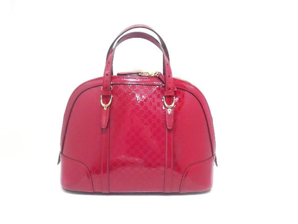 Gucci Bag Handbag Nice Vernice Microguccissima Patent Vernis Leather